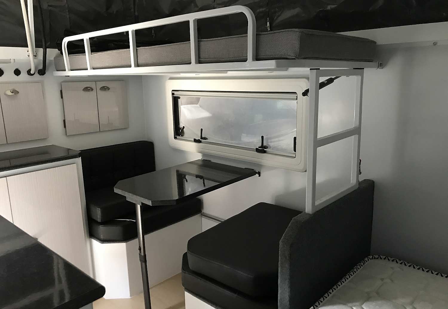 hybrid travel trailer bunk mattress
