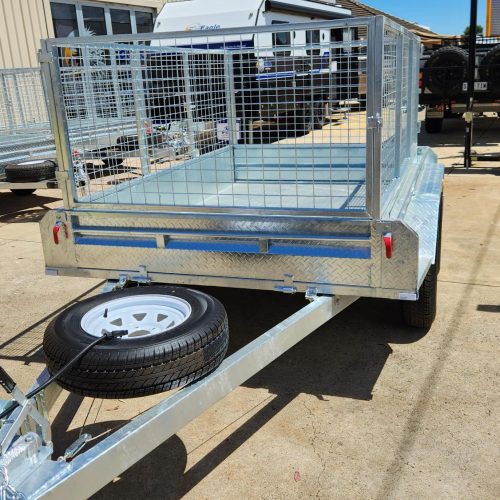 8X5 Galv Cage Trailer